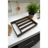 Feyza Design Pratik Çekmece Içi Düzenleyici, Düzenli ve Şık Saklama Çözümü - Seçenek 1