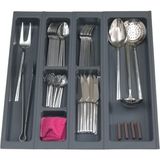 Feyza Design Pratik Çekmece Içi Kepçelik ve Kaşıklık Düzenleyici - Açık Bej - Seçenek 1