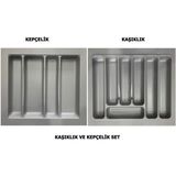 Feyza Design Pratik Çekmece Içi Kepçelik ve Kaşıklık Ikili Set, Düzen ve Şıklık - Seçenek 1