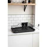Feyza Design Pratik Tek Katlı Bulaşıklık Organizeri, Bardak, Tabak ve Çatal Kaşık Için - Ahşap - Seçenek 1