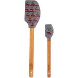 Feyza Design Pratik ve Şık 2'li Silikon Spatula Seti, Mutfağınıza Renk Katın - Seçenek 1