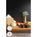 Feyza Design Pratik ve Şık Çok Fonksiyonlu Kesme Tahtası, Mutfak Ihtiyaçlarına Uygun - Ahşap - Beyaz - Seçenek 1