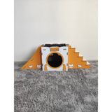Feyza Design Rahat ve Eğlenceli Kedi Evi, Yuva ve Oyun Alanı Seti - Seçenek 1