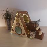 Feyza Design Rahat ve Şık Kedi Evi, Oyun ve Dinlenme Alanı, Güvenli Tasarım - Seçenek 1