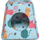 Feyza Design Rahat ve Şık Kedi Yatağı, Mint Renk, 37X37X37 Cm, Konforlu Uyku Alanı - Açık Bej - Seçenek 1