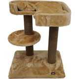 Feyza Design Rahat ve Şık Tirmalama Kedi Evi, Konforlu Yaşam Alanı Sağlar - Ahşap - Ceviz - Seçenek 1