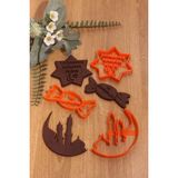 Feyza Design Ramazan Bayramı Şekeri ve Kurabiye Kalıbı 3'lü Set - Altın