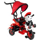 Feyza Design Renkli Çocuk Bisikleti, Üç Tekerli Işıklı Pedallı Eğlence Aracı - Seçenek 1 - Altın - Turkuaz
