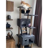 Feyza Design Renkli Kedi Tırmalama Evi ve Oyun Platformu, %100 Garanti - Seçenek 1