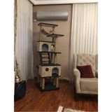 Feyza Design Renkli Kedi Tırmalama Evi ve Oyun Platformu, Eğlence ve Konfor Sağlar - Seçenek 1