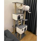 Feyza Design Renkli Kedi Tırmalama Evi ve Oyun Platformu ile Eğlenceli Anlar - Seçenek 1