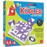 Feyza Design Renkli Küpler Akıl Zeka Mantık ve Strateji Oyunu - Seçenek 1