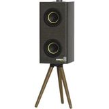Feyza Design Retro D67 Bluetooth Hoparlör, Ahşap Ayak, Şık Tasarım, Uzun Pil Ömrü, Çoklu Girişler - Seçenek 1