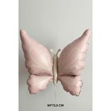 Feyza Design Retro Pembe Kelebek Folyo Balon 94X73,5 cm Parti Süsleme - Seçenek 1