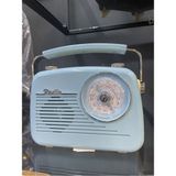 Feyza Design Retro Tasarımlı Taşınabilir Radyo ile Nostaljiye Yolculuk Yapın - Ahşap - Ceviz