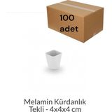 Feyza Design Sağlam ve Şık 100'LÜ Melamin Kürdanlık Seti, Hijyenik Kullanım Için Ideal - Seçenek 1