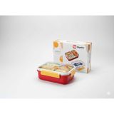 Feyza Design Sefer Taşı 304 Çelik, 3 Bölmeli, Kilitli Kapak, 620ML, Dayanıklı Tasarım - Seçenek 1