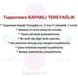 Feyza Design Şeffaf Kapaklı, Şık ve Pratik Tereyağlık Saklama Kabı, Beyaz Renk - Ahşap - Beyaz - Seçenek 1