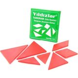 Feyza Design Sert Plastik Tangram Zeka Oyunu - Eğitici ve Güvenli Oyuncak - Seçenek 1