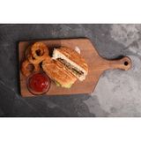 Feyza Design Set Halinde Şık ve Kullanışlı 2 Adet Kesme Tahtası, Mutfağınıza Şıklık Katın - Ahşap - Ceviz - Seçenek 1