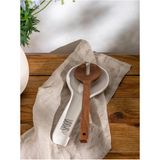 Feyza Design Şık 29 cm Seramik Kaşıklık, Modern ve Kullanışlı Tasarım - Altın - Seçenek 1