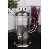 Feyza Design Şık Çelik French Press 350 Ml, Pratik ve Dayanıklı Kahve Demleme Aracı - Seçenek 1 - Açık Bej