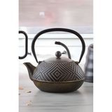 Feyza Design Şık Döküm Demlik Teapot, 900 Ml, Dark Gold, Zarif ve Dayanıklı Tasarım - Altın - Seçenek 1