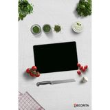 Feyza Design Şık Siyah Cam Kesme Tablası 20CM x 30CM, Pratik ve Şık Mutfak Gereci - Ahşap - Seçenek 1