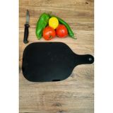 Feyza Design Şık ve Dayanıklı 20X35.5 cm Cam Kesme Tahtası, Dekoratif Tasarım - Ahşap - Seçenek 1