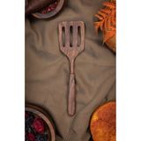 Feyza Design Şık ve Dayanıklı Ahşap Spatula, Mutfakta Pratik Kullanım Sağlar - Ahşap - Ceviz - Seçenek 1