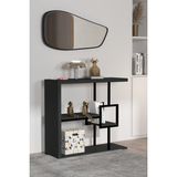 Feyza Design Şık ve Fonksiyonel 75 cm Genişlikte Dresuar, Modern Tasarım ve Kullanım Kolaylığı - Altın - Gri