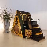 Feyza Design Şirin ve Konforlu Kedi Evi, Eğlenceli Oyun Alanı, Rahat Yuva Seçeneği - Seçenek 1