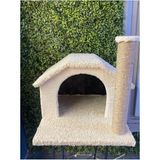 Feyza Design Şirin ve Kullanışlı Tek Katlı Kedi Evi, Rahat ve Güvenli Alan - Seçenek 1
