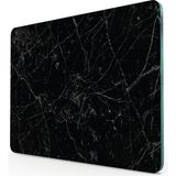Feyza Design Siyah Granit Desenli Cam Kesme Tahtası 30X40CM, Dayanıklı ve Şık Tasarım - Ahşap - Beyaz - Seçenek 1