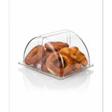 Feyza Design Siyah Tepsili Gastroplast Gfm-12 Muhafazalı Menteşeli Kek, Börek Fanusu - Ahşap - Seçenek 1