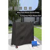 Feyza Design Su Geçirmez Masa Tenisi Masası Koruyucu Kılıfı, Dayanıklı ve Pratik Kullanım - Ahşap - Seçenek 1