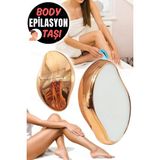 Feyza Design Taşınabilir Kristal Saç Silgi, Ağrısız ve Kolay Kullanım Epilatör - Açık Kahverengi