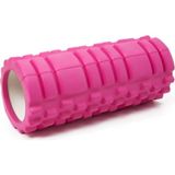 Feyza Design Tırtıklı Kısa Masaj Köpüğü 33 cm Pembe, Pilates ve Egzersiz Aleti - Ahşap - Bej