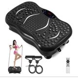 Feyza Design Titreşimli Masaj ve Spor Aleti, Bluetooth ve USB Bağlantılı, 2 Direnç Lastiği - Seçenek 1 - Ahşap