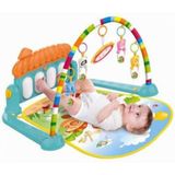 Feyza Design Turuncu Bebek Oyun Halısı ve Jimnastik Merkezi - Zeka Geliştirici - Seçenek 1 - Altın - 0,60 x 19 x 29 cm