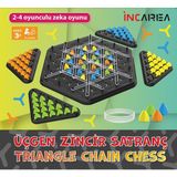 Feyza Design Üçgen Zincir Satranç Eğitici Oyunu Çocuk ve Ebeveyn Için - Seçenek 1