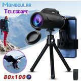 Feyza Design Ultra Zoom 80X Dürbün Monoküler Teleskop Telefon Tutucu Tripod - Seçenek 1