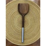 Feyza Design Uzunluk: 32 Cm, Pratik ve Hafif Spatula, Mutfak Için Ideal - Ahşap - Ceviz - Seçenek 1