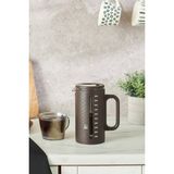 Feyza Design Vini French Press 1000 ml Kahverengi, Şık ve Dayanıklı Kahve Demleme Aracı - Seçenek 1 - Ahşap - Ceviz