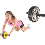 Feyza Design Vücut Geliştirme Ab Wheel Teker Şeklinde Egzersiz Aleti - Altın