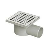 Feyza Design Yandan Çıkışlı Çok Amaçlı Yer Süzgeci, Pratik ve Şık Tasarım - Antrasit - Seçenek 1