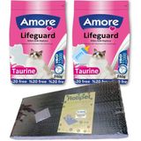 Feyza Design Yavru Kedi Süt Tozu 2X240GR + Biberon ve Otlu Tırmalama Ürün Seti - Seçenek 1