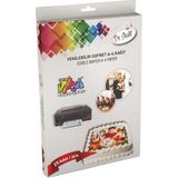 Feyza Design Yenilebilir Pasta Gofret Kağıdı A4, 24'lü, Lezzetli ve Pratik Kullanım - Antrasit