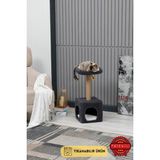 Feyza Design Yıkanabilir Kedi Tırmalama ve Oyun Evi, Rahat ve Eğlenceli Alan - Seçenek 1