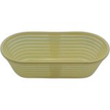 Feyza Design Yıkanabilir Oval Hamur Mayalama Sepeti, Hijyenik, Kırılmaz 26X12X7,5 cm - Antrasit